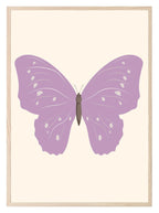 Purple Butterfly Print - Larosier Prints
