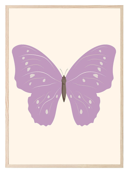Purple Butterfly Print