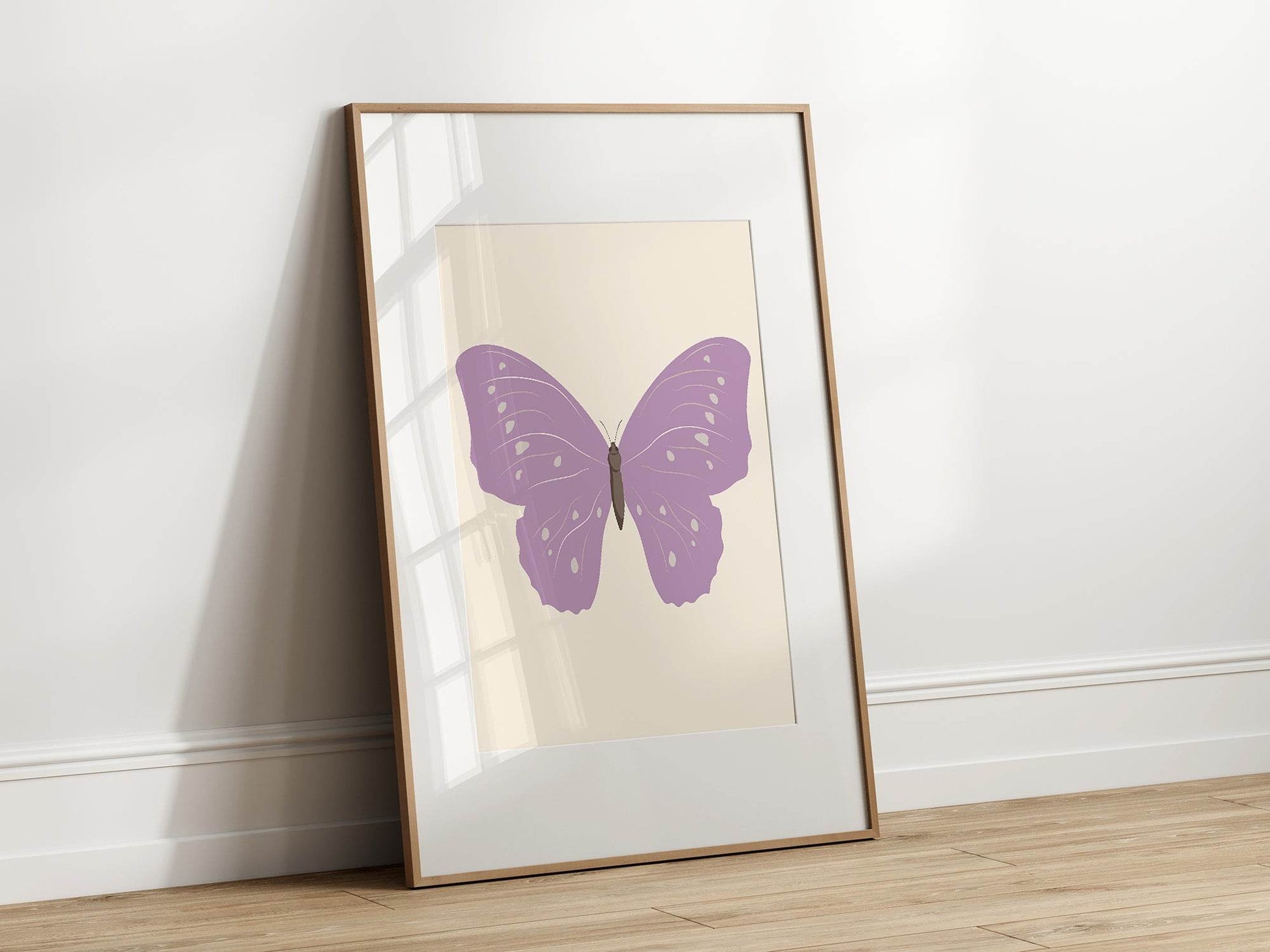 Purple Butterfly Print