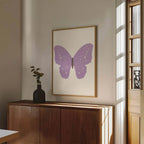 Purple Butterfly Print - Larosier Prints