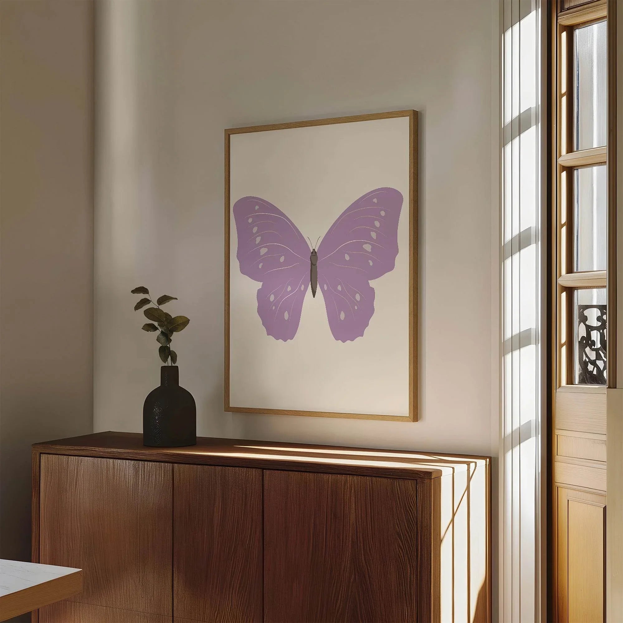 Purple Butterfly Print - Larosier Prints