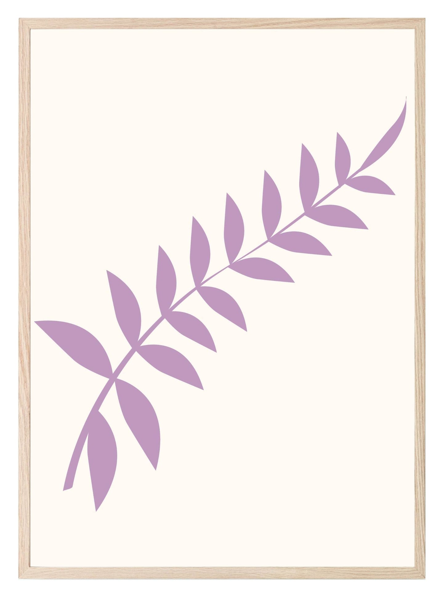 Purple Leaves Print