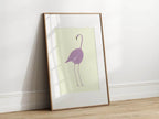 Purple Flamingo Print - Larosier Prints