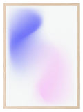 Abstract Shades of Purple and Pink Print | Modern Design - Larosier Prints