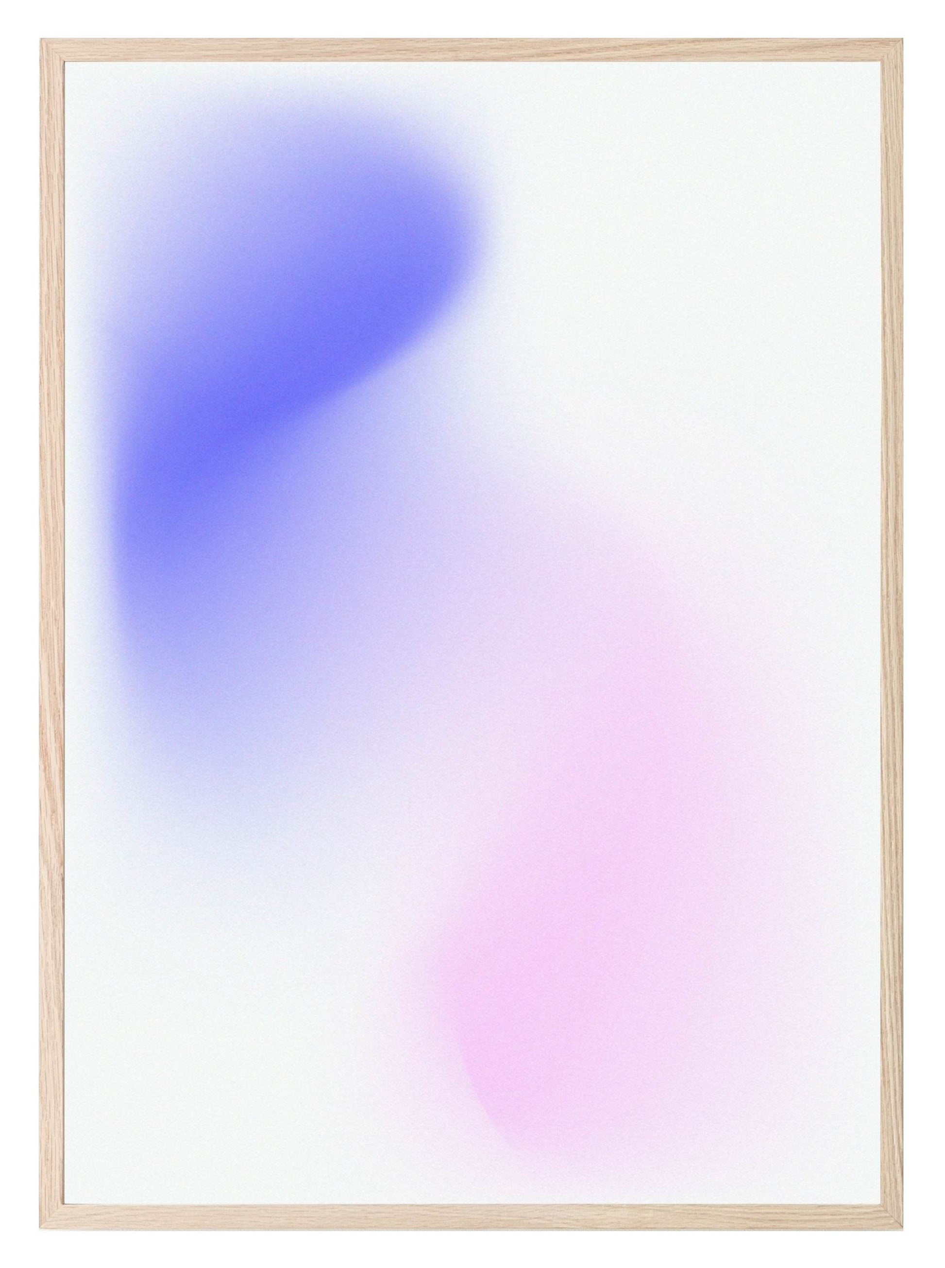 Abstract Shades of Purple and Pink Print | Modern Design
