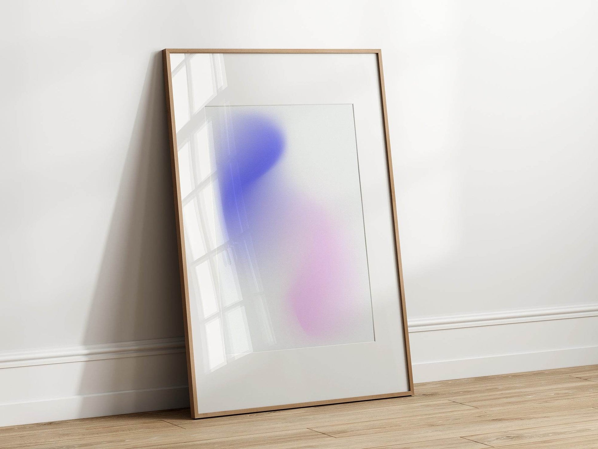 Abstract Shades of Purple and Pink Print | Modern Design