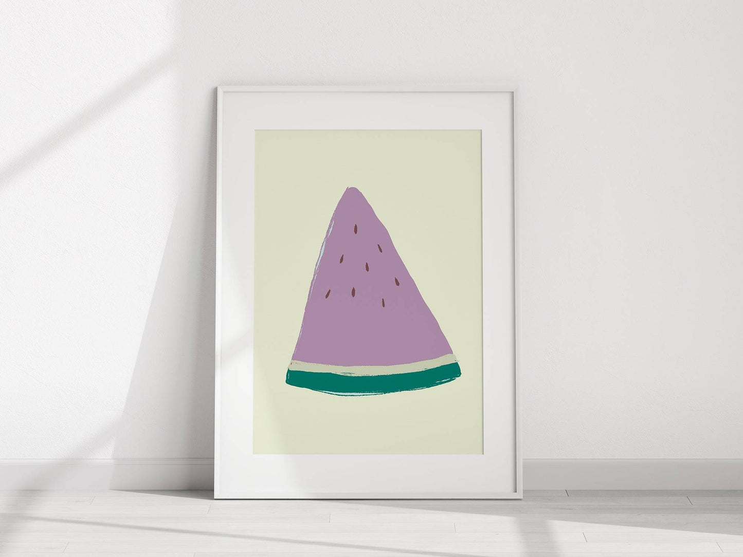 Purple Watermelon Slice Print