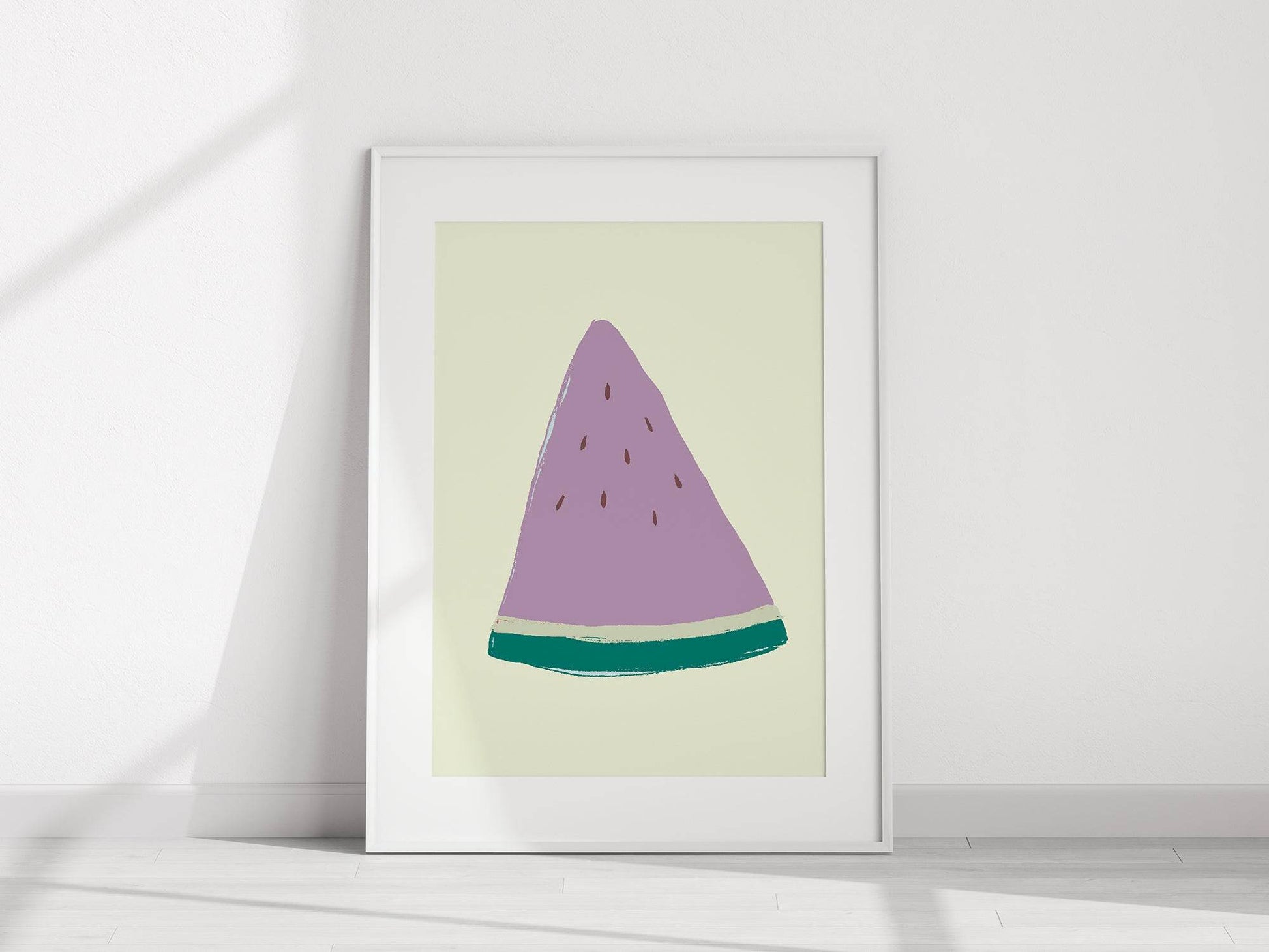 Purple Watermelon Slice Print