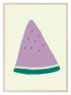 Purple Watermelon Slice Print - Larosier Prints