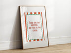 These Are My Monkeys and This Is My Circus Print | Funny Quote Wall Art - Larosier Prints