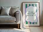 If I Was a Bird I'd Know Who to Sh*t On Print | Funny Quote Wall Art - Larosier Prints