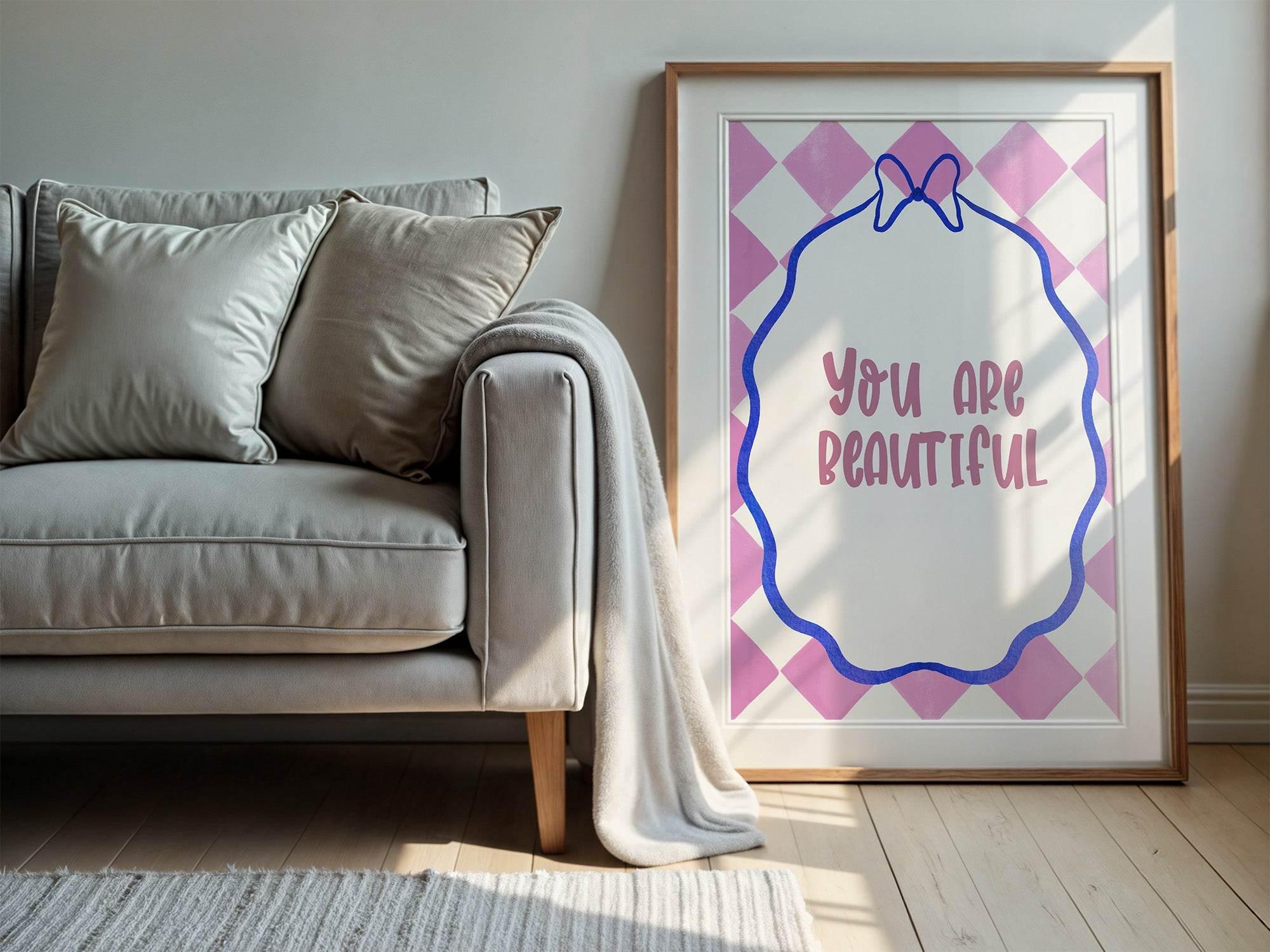 You Are Beautiful Print - Larosier Prints