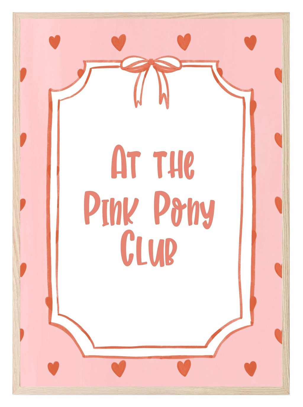 At The Pink Pony Club Print - Larosier Prints