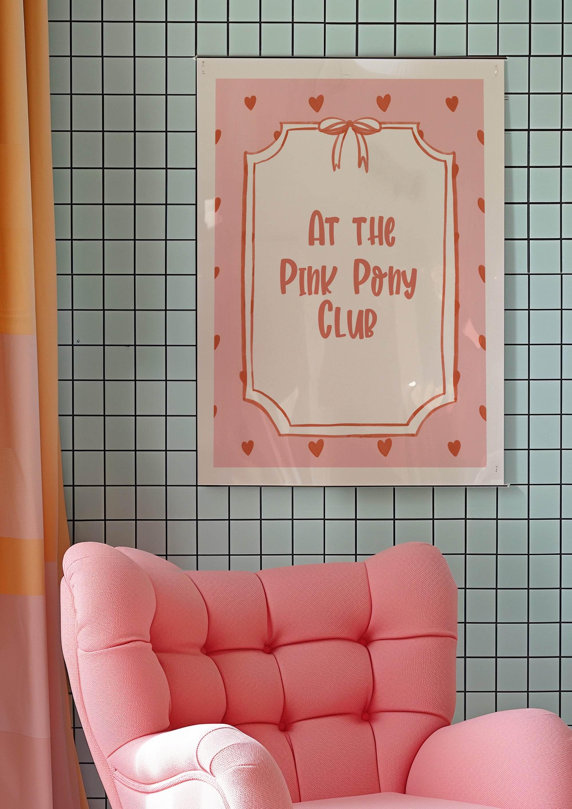 At The Pink Pony Club Print - Larosier Prints