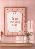 At The Pink Pony Club Print - Larosier Prints