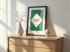 Bruh Print | Funny Minimalist Wall Art | Internet Slang Aesthetic - Larosier Prints