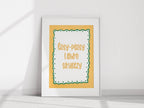 Easy Peasy Lemon Squeezy Print | Fun Kitchen Wall Art | Yellow & Green - Larosier Prints