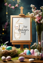 Some Bunny Custom Bespoke Easter Party Sign - Larosier Prints