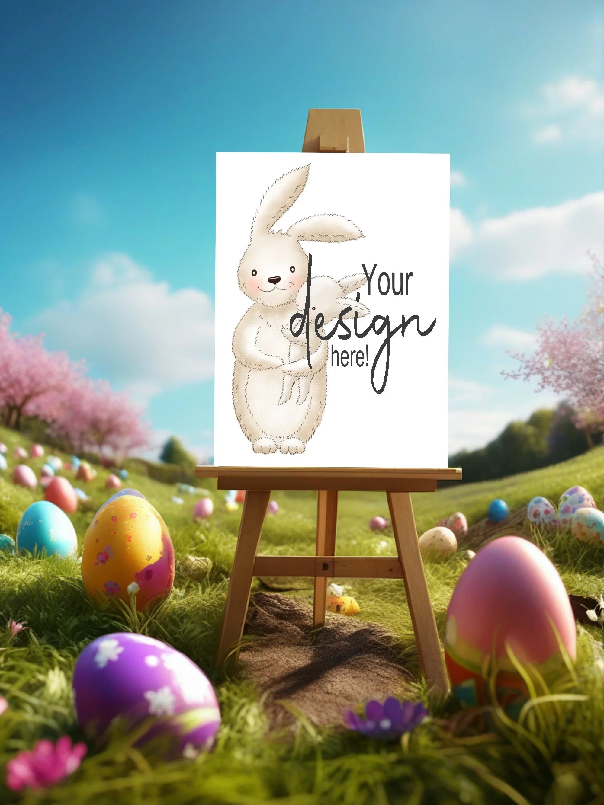 Some Bunny Custom Bespoke Easter Party Sign - Larosier Prints