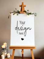 Minimalist Custom Bespoke Christening | Baptism Party Sign - Larosier Prints
