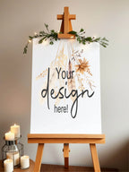 Boho Custom Bespoke Christening | Baptism Party Sign - Larosier Prints