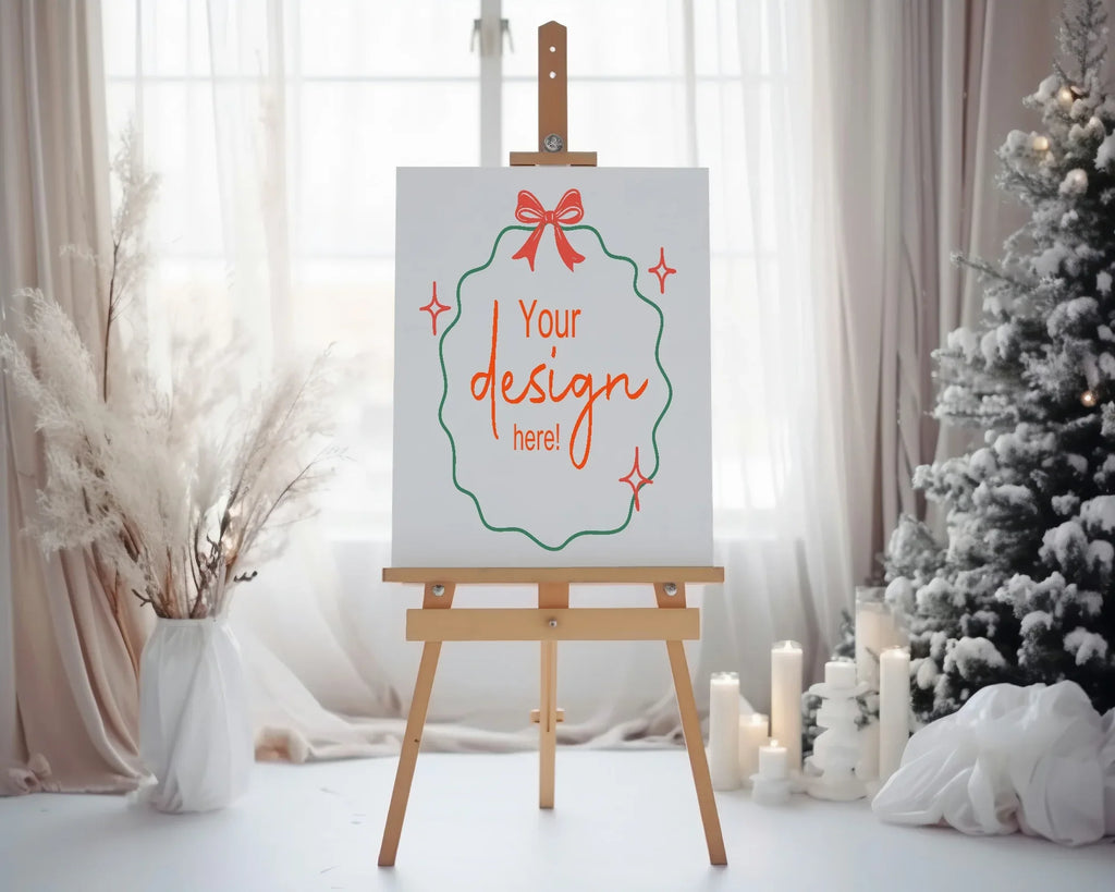 Bow Frame Custom Party Sign - Larosier Prints