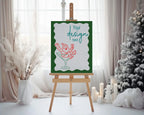 Drunk Santa Welcome Christmas Party Sign - Larosier Prints