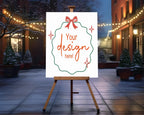 Bow Frame Custom Party Sign - Larosier Prints