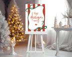 Red Stripe Custom Party Sign - Larosier Prints