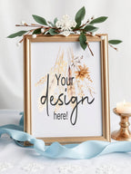 Boho Custom Bespoke Christening | Baptism Party Sign - Larosier Prints