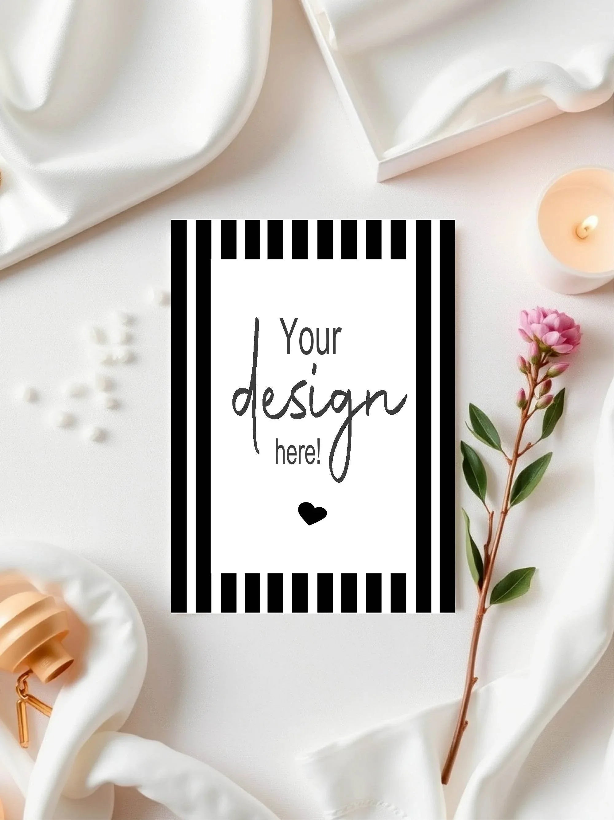 Black & White Stripe Custom Bespoke Christening | Baptism Party Sign - Larosier Prints