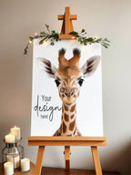 Wild One Custom Bespoke Christening | Baptism Party Sign - Larosier Prints