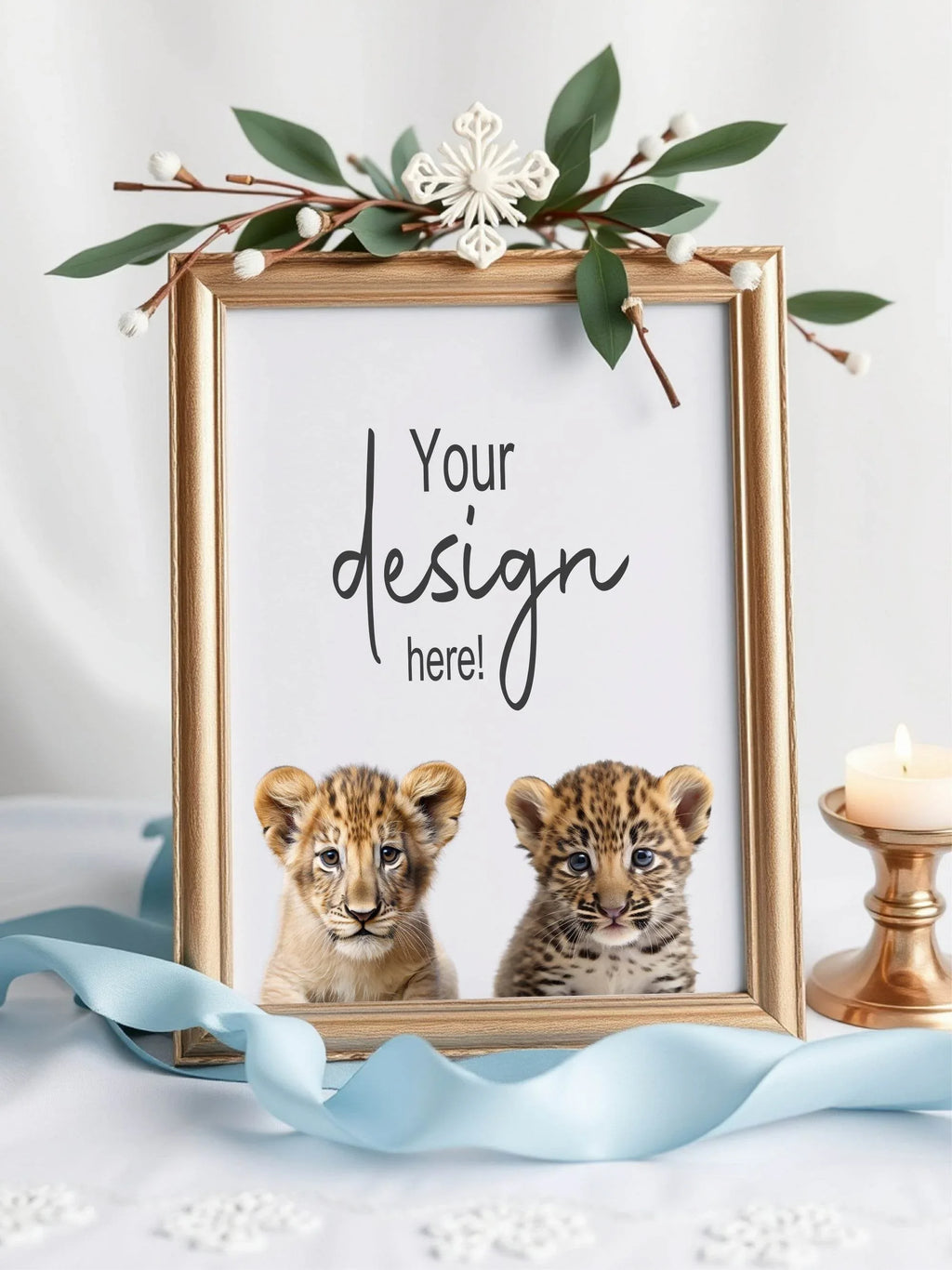 Wild One Custom Bespoke Christening | Baptism Party Sign - Larosier Prints