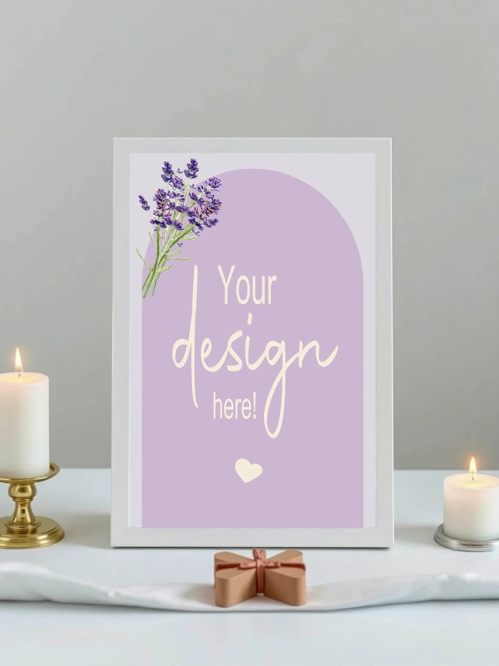 Lavender Custom Bespoke Christening | Baptism Party Sign - Larosier Prints