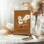 Vintage Favours Baby Shower Party Sign - Larosier Prints