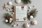 Christmas Capybara Letter to Santa Kit inc Personalised Forever Print - Larosier Prints