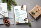 Christmas Capybara Letter to Santa Kit inc Personalised Forever Print - Larosier Prints