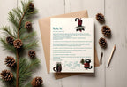 Christmas Cat Letter to Santa Kit inc Personalised Forever Print - Larosier Prints
