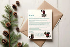 Christmas Cat Letter to Santa Kit inc Personalised Forever Print - Larosier Prints