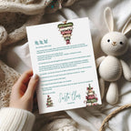 Christmas Tree Letter to Santa Kit inc Personalised Forever Print - Larosier Prints