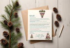 Christmas Tree Letter to Santa Kit inc Personalised Forever Print - Larosier Prints