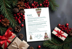 Christmas Tree Letter to Santa Kit inc Personalised Forever Print - Larosier Prints