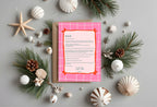 Christmas Pink Check Letter to Santa Kit inc Personalised Forever Print - Larosier Prints