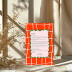 Christmas Red Check Letter to Santa Kit inc Personalised Forever Print - Larosier Prints