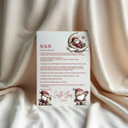 Christmas Santa Letter to Santa Kit inc Personalised Forever Print - Larosier Prints