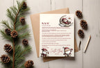Christmas Santa Letter to Santa Kit inc Personalised Forever Print - Larosier Prints