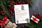 Christmas Snowman Letter to Santa Kit inc Personalised Forever Print - Larosier Prints