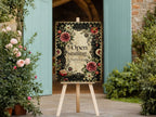 Gothic Floral Wedding Seating Plan | Personalised