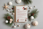 Christmas French Bulldog Letter to Santa Kit inc Personalised Forever Print - Larosier Prints