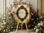 Lace Oval Wedding In Loving Memory Sign